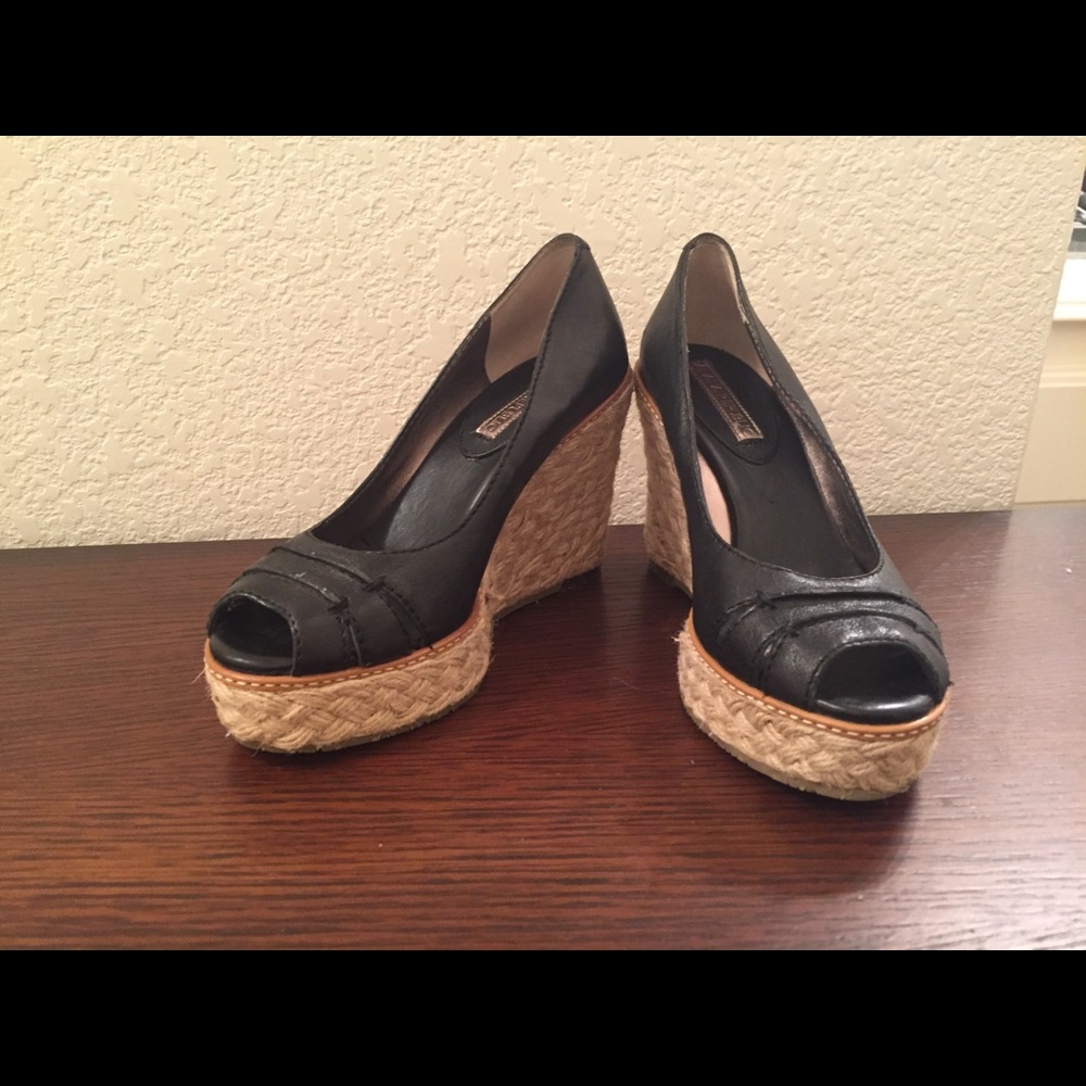 Banana Republic Black Wedge sandal